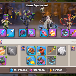 🔥TH 18 ALMOST MAX🔥XP 215-ALMOST 5 EPIC EQUIPMENT MAX-HERO MAX-DEFENSE ALMOST MAX-NC YES-BOTH DRANGON STATUE-BEST DEAL - Image 7