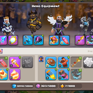 [F1] BEST OFFER | TH 18 ALMOST MAXED | HERO 100-100-71-75-50 |HIGH LVL DEFENCE ND LAB | SOLID EPIC EQUIPMENT | BEST DEAL - Image 7