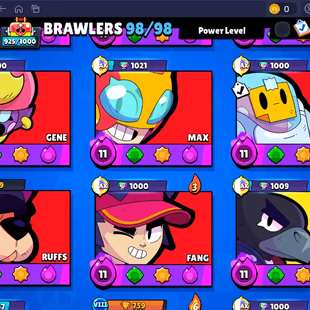 259 SKINS | 23 HYPERCHARGED | WOODY COLT | 70.475 TROPHIES | 98 BRAWLERS | 42 MAX BRAWLERS | 3 BUFFIES  - Image 8
