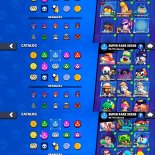 🌟81K TROPHY|2019 ID|🌟41 MAX|40 HYPER|12 BUFFIES|8 LEGENDARY OLD BRAWL PASS SKINS|325 SKINS|98 RARE SKINS|107 EPIC|ROBO - Image 4