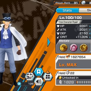 [4176][IOS+ANDROID] 10 EX - Can 7 Max - Kizaru + Shanks + Lucci + Kuzan + Sabo + Kaido + Roger + Zoro + Akainu , 846 fra - Image 7