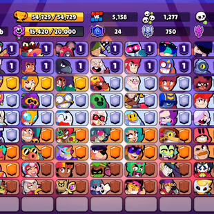 276 SKINS | 54.700 TROPHIES | 101 BRAWLERS | 23 HYPERCHARGE | 36 MAX | 24 PRESTIGE | 2 BUFFIES - Image 4