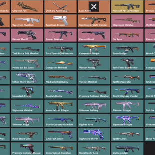 EU - LVL 89 - Unranked - 5 Knives - 86 Skins(60,165 VP) - Champions 2023 Kunai, VCT LOCKIN Misericordia, Celestial Fan - Image 4