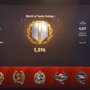 [EU] 4 Tier X | S. Conqueror | Leopard 1 | Vz. 55 | 14 Premiums | 50 WR - Image 1