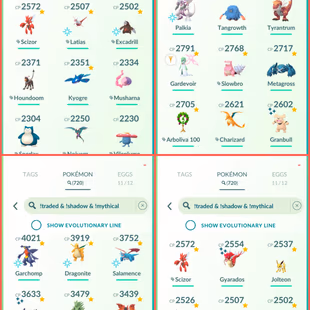 🎯LVL 69 STACKED ACCT LUGIA | 193 SHINY | 100 LEGENDARY 🐉 MEW - HO-OH - RAYQUAZA | HUNDO - MEGA | INSTANT DELIVERY - Image 4