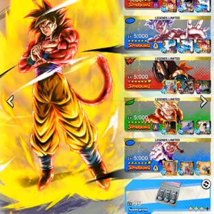 Nice acc-Top World Rank 559-Lvl264+ 583m Power+UL ss4 Goku 10S+43 LF+ Zenkais 22+ Godly Equip (D116) - Image 5
