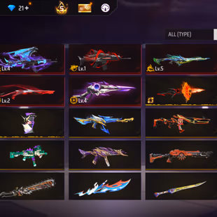 X131|Lvl 57|32 CHARACTER|95 COSTUME(24 MYTHIC)|29 VEHICLE|192 WEAPON(6 EVO+36 MYTHIC)|CONQUEROR M1887 LVL 4|CYCLONE PARA - Image 7