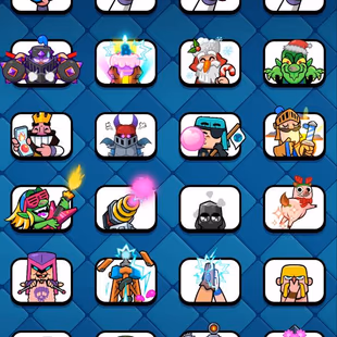 🔥KT15 XP65🔥 | 74 MAX 22 ELITE | 5 CARD LVL16 | 19 EVO | 11132 TROPHY | 122 EMOTE | 6159 GEMS | INSTANT DELIVERY - Image 5