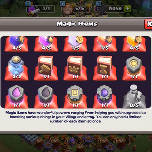🚀EPIC TH 16 NEAR MAX🚀HEROS LVL 90-90-62-63-37-3 | EPIC EQUIPMENTS | NC AT 500 GEMS | LOADED MAGIC ITEMS | INSTANT  - Image 5