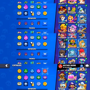 106K TROPY|10 PRESTIGE|RARE ALIEN FAME|35 BUFFIES|149 GEM|93K COINS|🔥100 MAX|97 HYPER|🔥600 SKIN|41 OLD BRAWL PASS SKIN - Image 5