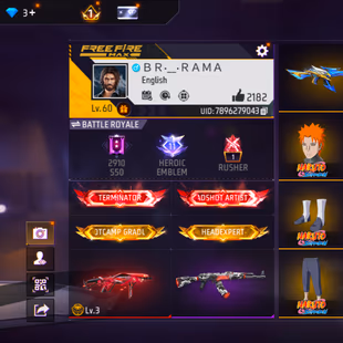 LVL 60 | COBRA MP40 LVL 3 | 2 NARUTO BUNDEL | PRIME 1 | 73 VAULT | IND SERVER | INSTANT DELIVERY - Image 2