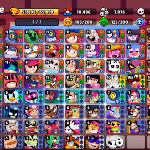 ORCHI EDGAR | STAR SHELLY | 343 SKINS | 55.900 TROPHY | 99 BRAWLERS | 43 HYPERCHARGED | 47 MAXED BRAWLERS | 30 PRESTIGE - Image 4
