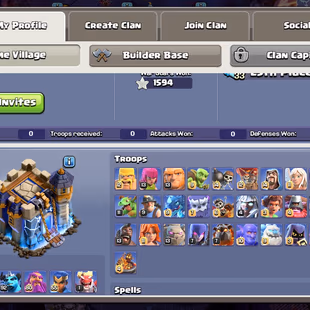 TH18 ALMOST MAX 🌟 RAREST COSMIC SET 🌟 LEVEL 237 || 14 EPIC EQUIPMENTS UNLOCKED || 21 SKINS || RENAME 1K || INSTANT  - Image 4