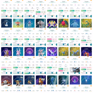 LV38 x195 Legendary Lugia Articuno Kyurem Palkia Ho-oh Rayquaza Regigigas Tornadus Girantina Thundurus  - Image 2