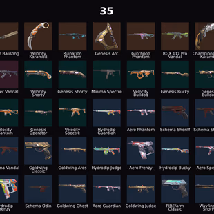 NA - LVL 50 - Unranked - 4 Knifes - 35 Skins (Spent18,475 VP) Recon Balisong, Ruination Phantom, RGX 11z Pro Vandal - Image 1