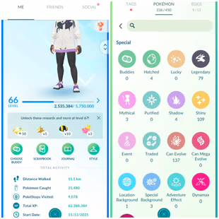 🛑[MG][LIMITED TIME OFFER]LEVEL 66 | 109 SHINY - 79 LEGENDARY - 3 MYTHICAL | 439 RARE ITEMS-MANY CRAZY POKEMON INSTANT  - Image 5