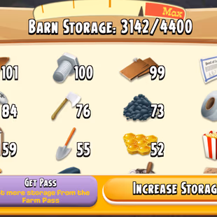 180 Level | Barn Storage 4400 | Silo Storage 4350 | 2.5M Coin | 230 Gems | Android & Ios - Image 3