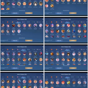 [IOS/ANDROID] CEL LVL 101 | 132 HEROES | 426 SKINS | MEGA 5 | COLLAB | 2 LEGEND - SASUKE - ARGUS DARTH - LING LORD SHEN  - Image 5