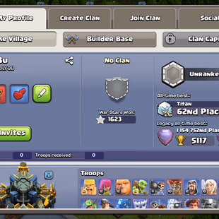 💫[ PREMIUM TH-17 ]💫 QUEEN: 100 [MAX] || G.GUANTLET [26] - F.ARROW [23] | HEROS: 80-100-61-52-30 || FAST DELIVERY  - Image 2