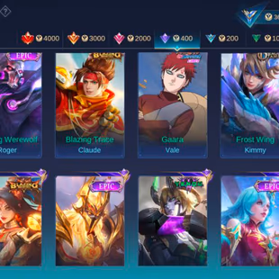 ML 250 143skin85hero66level  Libra shiryu Chou Sagittarius Seiya Badang LUCKYBOX moskov Epic Balmond Epic Freya Gaara V - Image 5