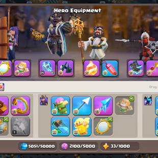 💙 RAREST SAMURAI SET 💙 6K WARSTAR | 624 GLOBAL RANK | TH-18 ALMOST MAX | 11X EPIC EQUIPMENT MAXED | 5X RARE SCENRY  - Image 5
