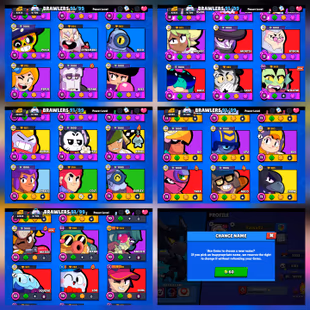 🔥62.5K TROPHY!!91/99 BRAWLER!!38 MAX BRAWLERS!!24 HYPER🔥NC-60 GEMS!!203 SKINS!!BEST DEAL - Image 3