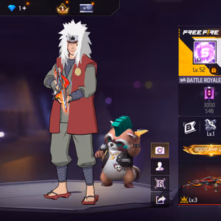 X134|Lvl 52|27 CHARACTER|18 BUNDLE SET(7 MYTHIC)|JIRAIYA SET|48 COSTUME(8 MYTHIC)|AURORA MONSTER TRUCK|94 WEAPON(1 EVO+1 - Image 1