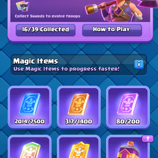 RARE ACCOUNT || 64 MAX CARDS(12 LVL 16-16 LVL 15-36 LVL 14) || 131 EMOTES || 16 EVOLUTION 27 SHARDS  - Image 8