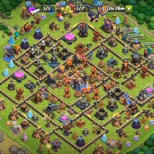 Th18 Almost Max [League King]🔥Hero-105-105-80-55🔥Equipment-13x-Epic High Lvl [] Trops Best [] Wall Lvl 18 [] Nc-Free - Image 2