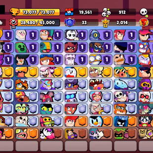 341 SKINS | 73.000 TROPHY | 100 BRAWLERS | 60 HYPERCHARGE | 70 MAX | 33 PRESTIGE | 19 BUFFIES - Image 4