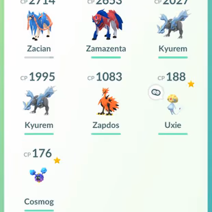 🔥336 SHINY 💎 1.6 STARDUST [] LEGENDARY HUNDO UXIE [] LEVEL 53 [] 7 LEGENDARY [] 505 POKEMON [] RENAME AVAILABLE [] AVA - Image 4