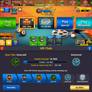 5 BILLION COINS ACCOUNT | Level 199 | 18 Legendary Cues | 3 Special Cues MAX | CCP 67 | Login Miniclip | Fresh Account - Image 7