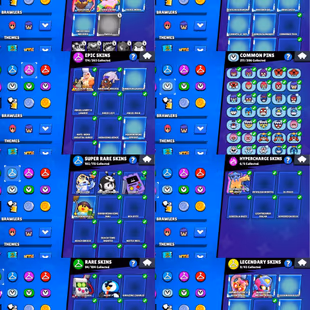 74999 TROPHY || MATEORIC FAME 1 || 398 OP SKINS || 97 HYPERCHARGES || 98 TOTAL MAX || OP OP BRAWLS || INSTANT DELIVERY - Image 5