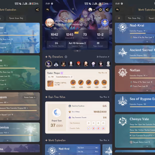 All Platform - EU - AR60 - 75 Character 27 5'Star - 11 Weapon 5'Star - Arlecchino - Lauma - Chasca - Varesa - Neuvillett - Image 3