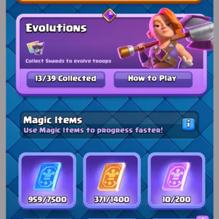 ✅GOBLIN CRYING EMOTE✅ XP-66 | 86 MAX | 26 ELITES | 112 EMOTES | 11 TOWER SKINS | 13 EVOLUTIONS | 12K TROPHIES | INSTANT - Image 8