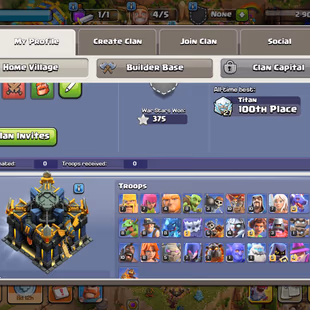 TH17 DONOR ACC|SEMI MAXED DEFENCE| 6 EPICS LVL 20| HEROES 52-76-30-22-28-1|NC FREE|LIMITED OFFER| - Image 4