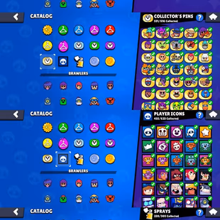 🌟81K TROPHY|2019 ID|🌟41 MAX|40 HYPER|12 BUFFIES|8 LEGENDARY OLD BRAWL PASS SKINS|325 SKINS|98 RARE SKINS|107 EPIC|ROBO - Image 6