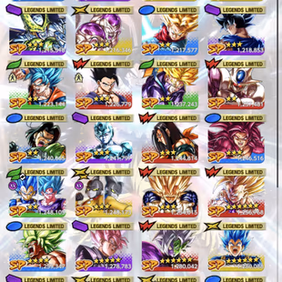 D933-IOS+Android-G10 UL(SS4 Goku+Zamasu+SS4 Vegeta+SS Goku+Frieza+Majin+Gohan)+52 Legends+Vip Equi+Good Zenkai+Nice Team - Image 7