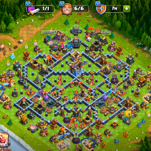 Th18 Incredible Acct ✨ 2223 Cwl Medals ✨ 9x Epic Equip | Hero's 58-90-54-43-34-1 | Hero Skins | Rename Available - Image 2