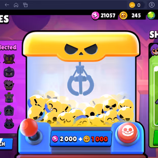266 SKINS | 22 HYPERCHARGED | 74.784 TROPHIES | 97 BRAWLERS | 37 MAX BRAWLERS | 1 BUFFIES  - Image 4
