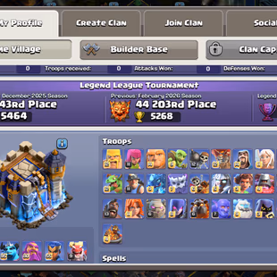 RARE💥9 EPIC MAX!XP 254!TH 18 NEAR MAX💥HEROS:105-105-95-80-55!FULL MAX WALLS!NEAR MAX TROOPS! STRONG DEFENCE - Image 3