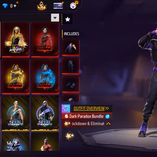 EP301|Lv60|5YearsOld|BooyahPassS678|65Char|244Costume|2LEGENDARYBUNDLE(Dark Paradox, Scorpio Void, Scorpio Void)|251Weap - Image 6