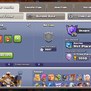 XP-295🔥RARE-WAR STAR-5887🔥TH18 MAX-BASE!!22K LEGEND CUPS!SB/MAX GG/MAX MM/MAX FB/MAX LP/MAX RS/MAX EB/MAX! MEDALS-1000 - Image 3