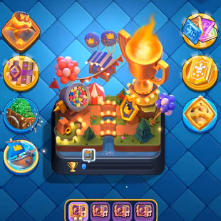 PREMIUM [] MAX 5 [] ARENA 21 [] 0 ELITES [] 5 EVO [] 8027 TROPHIES [] XP41 [] 43 EMOTES [] INSTANT   - Image 1