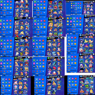 RARE 7X MASTERS 2025 | ALIEN FAME | 102 FULL MAXED P11 WITH HYPERCHARGED | 428 SKINS | 45 BUFFIES | 4 BRAWLER KEYS - Image 7