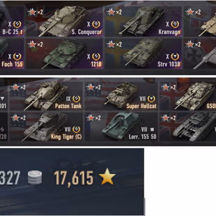 [WOT EU] Full access 12k bonds KR-1 [Tier X - 15] [Premium Tanks - 21] [Tier VIII-IX - 13] - Image 2
