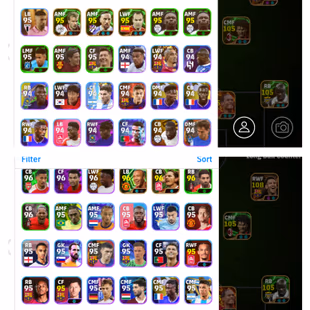 3288+ Team I CR7 I Messi 108 I Neymar 107 I Platini 107 I Romario 106 I Mbappe 106 I Eto 106 I Ronney 107 I Gullit 105 I - Image 4