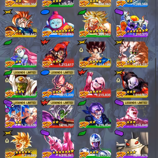 D859-IOS+Android-Nice 10 UL(SS4 Vegeta+SS4 Gogeta+SS Goku+Goku Uis+Cell+Vegito)+30 Legend+Good Equi+Team GT+Goku&Vegeta - Image 7