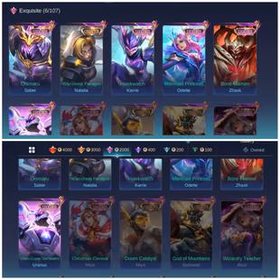 [ Rebindable ] Exalted Collector 4 - 131 Heros - Mythic Glory 80 - 57 Win Rate - Legend Franco - Hell Of Fire - A14  - Image 4