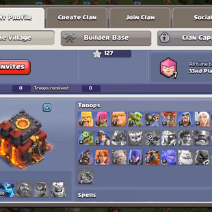 FULLY MAX TH-10 | [6EPIC-S.BALL-D.CROWN-F.ARROW] | HERO-40-40-20 | NC FREE | NOTHING LEFT FOR UPGRADE | KING-QUEEN SKIN - Image 5